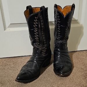 Tony Lama Black Western Boots